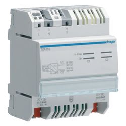 hager Spannungsversorgung KNX mit 2 Ausgängen inkl. 2 Drosseln, 2x320mA... HAGER-TXA116 3250616049000 (Abb. 1)