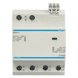 hager Kombiableiter Typ1 u. 2 u. 3 4P 12.5kA FM TNS/TT, Schutz Überspannung und Blitzstro... HAGER-SPA412 3250615513199 (Abb. 1)