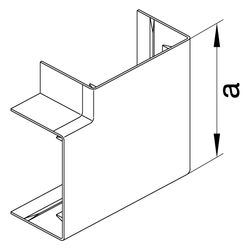 hager Flachwinkel schnittkaschierend halogenfrei zu LF/LFF 40x90mm verkehrsweiß... HAGER-LFF4009059016 4012740013192 (Abb. 1)