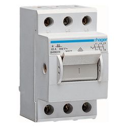hager Kompaktschalter, Ausschalter, 63A, 3 Schließer, 400V AC, 2.5 PLE... HAGER-SH363N 3250615589989 (Abb. 1)