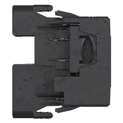 hager Geräteeinbaudose für Brüstungskanal Frontrastend für CEE Steckdosen 60/70 mm... HAGER-G2745 4012740909495 (Abb. 1)