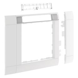 hager Rahmenblende 55 modular OT 80 halogenfrei mit Beschriftungsfeld verkehrsweiß... HAGER-GR0802A9016 4012740993227 (Abb. 1)