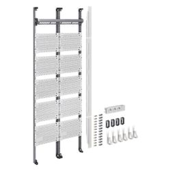 hager Komplettfeld Multimedia, universZ, 1350mm, 2-feld, mit 12xPatchmodulen RJ45... HAGER-UF521NW 3250616161191 (Abb. 1)
