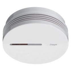 hager Rauchwarnmelder / Rauchmelder Standard Q, 3V DC, weiß, Batterie 10 Jahre... HAGER-TG600AL 3599430010514 (Abb. 1)