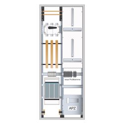 hager Wandlerschrank, univers N, bis 250 A, IP44, SKII, 1400 x 550 x 205 mm... HAGER-FP92W4N 3250612665334 (Abb. 1)
