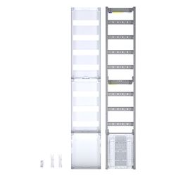 hager Verteilerfeld, univers Z, Höhe 1350mm, 7-reihig, 1-feldig, mit APZ unten... HAGER-ZU59VT7APZ2 3250612532667 (Abb. 1)