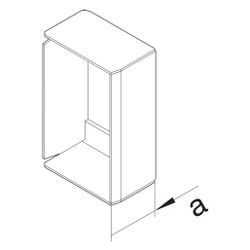 hager Endplatte für Brandschutzkanal FWK-Plus 60x60 mm weiß pulverbeschichtet... HAGER-FWKP6006069016 4012740988049 (Abb. 1)