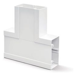 hager T-Stück aus Grundprofil zu BR 68x130mm Oberteil 80mm in verkehrsweiß... HAGER-BR6513089016 4012740013871 (Abb. 1)