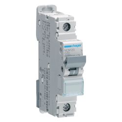 hager Leitungsschutzschalter 1 polig 10kA/15kA C-20A 1M... HAGER-NCN120 3250614614637 (Abb. 1)