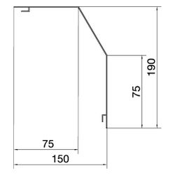 hager Rangierkanal-Abdeckprofil aus PVC zu RK 190x150mm lichtgrau... HAGER-RK1907035 4012740114615 (Abb. 1)