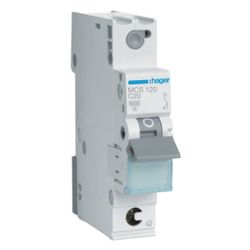 hager Leitungsschutzschalter 1 polig 6kA C-Charakteristik 20A QuickConnect 1 Modul... HAGER-MCS120 3250614315190 (Abb. 1)
