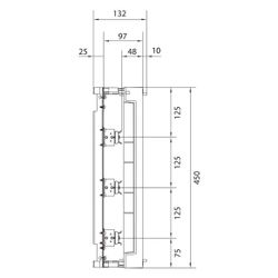 hager Baustein, univ.N, 450x250mm, Reiheneinbaugeräte, waag., 3x12 PLE, m. PE/N-Klemme... HAGER-UD31B4 3250616141278 (Abb. 1)
