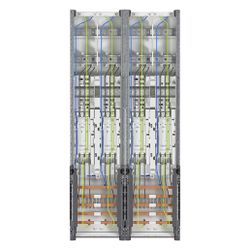 hager Komplettfeld, univers Z, eHZ, H 1050mm, 4 ZPL., 2-feld, NRW, SH, HH, MV, Avacon... HAGER-ZK3EL24 3250617714099 (Abb. 1)