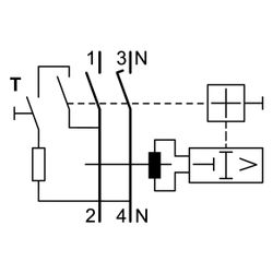 hager Fehlerstromschutzschalter, FI-Schutzschalter 2-polig 6kA 40A 30mA Typ A... HAGER-CDA240D 3250611610045 (Abb. 1)