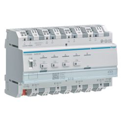 hager Universal-Dimmaktor 4-fach KNX Secure, 4x300W, ESL/LED, kombinierbar... HAGER-TYAS664AN 3250610050255 (Abb. 1)