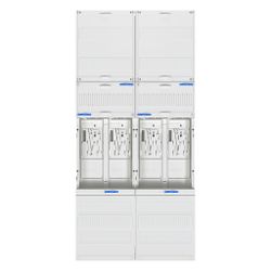hager Komplettfeld, Zählerfeld, univers Z, 4 Zählerplätze, BKE-I, H 1050mm, 2-feldig... HAGER-ZK3EN24 3250616330191 (Abb. 1)
