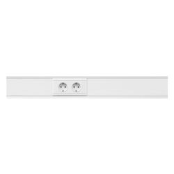 hager Brüstungskanal-Unterteil PVC frontrastend BR 68x100mm, OT 80mm, verkehrsweiß... HAGER-BR6510019016 4012740013789 (Abb. 1)