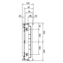hager Baustein, univers N, 450x250 mm, für Reihenklemmen waagerecht... HAGER-UD31A1 3250616140950 (Abb. 1)