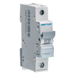 hager Leitungsschutzschalter 1 polig 6kA C-Charakteristik 4A 1 Modul... HAGER-MCN104 3250614311116 (Abb. 1)