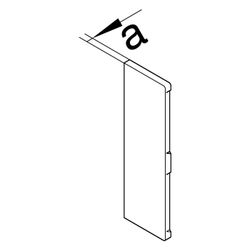 hager Endstück schnittkaschierend zu BR/H/N/A 68x210Dmm 2x80mm OT hfr in verkehrsw... HAGER-BR652106D9016 4012740008259 (Abb. 1)