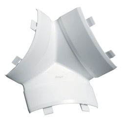 hager T-Stück schnittkaschierend zu Eckkanal EK 40x40mm verkehrsweiß... HAGER-EK4004089016 4012740017473 (Abb. 1)