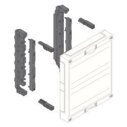 hager Baustein, univ.N, 300x250mm, für Sammelschienensystem 60mm, 4-polig, waagerecht... HAGER-UE21E0 3250616150768 (Abb. 1)