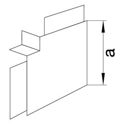 hager Flachwinkel halogenfrei zu Leitungsführungskanal LF 40x40mm verkehrsweiß... HAGER-LF4004059016 4012740012034 (Abb. 1)