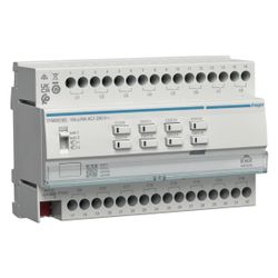 hager KNX Secure Schalt-/Jalousieaktor 16/8fach, 16A, C-Last, für Jalousiesteuerung... HAGER-TYMS616D 3250610050064 (Abb. 1)