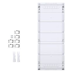 hager Multimedia, volta, Aufputzverteiler, 5-reihig, mit geschlitzter Stahlblechtür, D... HAGER-VA60NW 3250616411784 (Abb. 1)
