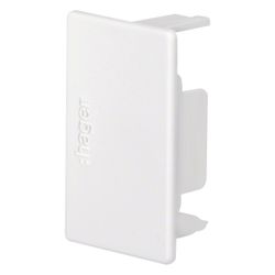 hager Endstück halogenfrei zu Leitungsführungskanal LF/LFH 30x45mm verkehrsweiß... HAGER-LF3004569016 4012740011921 (Abb. 1)