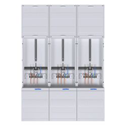 hager Komplettfeld, univers Z, 1050mm, 3ZP, 3-feld,Ausf. NRW SH MV N-sachsen EON-Mitte... HAGER-ZL33X4 3250617624855 (Abb. 1)