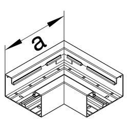 hager Flachwinkel aus Grundprofil zu BR 68x130 mm Oberteil 80 mm in verkehrsweiß... HAGER-BR6513059016 4012740013864 (Abb. 1)