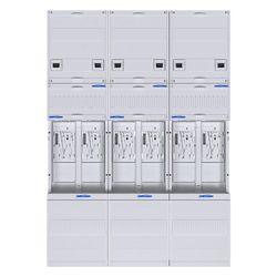 hager Komplettfeld, univers Z, 6 Zählerplätze, BKE-I, Hauptschalter, H 1050mm, 3-feld... HAGER-ZL3EH66 3250617626194 (Abb. 1)