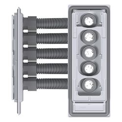 hager Sammelschienen-Eckverbinder, univ.Z, Schrank/Schrank, 5-polig, 35mm2, CU-12x5mm... HAGER-ZM75S 3250612778591 (Abb. 1)