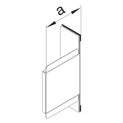 hager Wandanschlußstück Brandschutzkanal 4te Seite 60mm breit weiß pulverbeschic... HAGER-FWKP60060W49016 4012740988124 (Abb. 1)