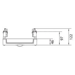 hager Baustein, universN, 450x250mm, für Sammelschienensystem 60mm, 4 polig, waager.... HAGER-UE31E0A 3250616151086 (Abb. 1)