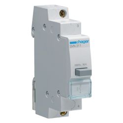 hager Taster 16A 1 Schließer 230V AC 1PLE... HAGER-SVN311 3250615721754 (Abb. 1)