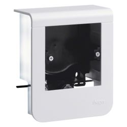 hager Geräteträger universal design für UP-Geräte mit Rahmen SL 20x55mm verkehrsw... HAGER-SL200559019016 4012740017633 (Abb. 1)
