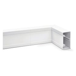 hager Inneneck aus Grundprofil zu BR 68x130 mm Oberteil 80 mm in verkehrsweiß... HAGER-BR6513049016 4012740013857 (Abb. 1)