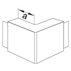 hager Außeneck halogenfrei zu Leitungsführungskanal LF/FB 60x110mm verkehrsweiß... HAGER-LF6011039016 4012740012423 (Abb. 1)