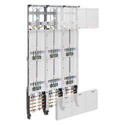 hager Komplettfeld, Zählerfeld, univers Z, 6 Zählerplätze, 3-polig, H 1350mm, 3-feldig... HAGER-ZL53X8 3250617722483 (Abb. 1)