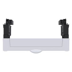 hager Baustein, univers N, 300x250mm, für 2 Trenner NH00 auf Sammelschienensystem 40mm... HAGER-UE21A2B 3250616151161 (Abb. 1)