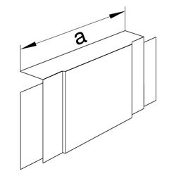 hager T-Stück halogenfrei zu Leitungsführungskanal LF/LFH/FB 60x110mm verkehrsweiß... HAGER-LF6011089016 4012740012461 (Abb. 1)