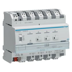 hager KNX Universal-Dimmaktor 3-fach KNX easy/ETS, 3x300W, ESL/LED... HAGER-TXA663A 3250616048690 (Abb. 1)
