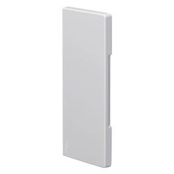 hager Endstück zu BR, schnittkaschierend, 68x170mm für Oberteil 80mm, Verkehrsweiß... HAGER-BR6517069016 4012740008242 (Abb. 1)