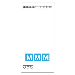 hager Komplettfeld Multimedia, univers Z, 1050 mm, 2-feld, mit 12xPatchmodulen RJ45... HAGER-UF321NW 3250616161153 (Abb. 1)