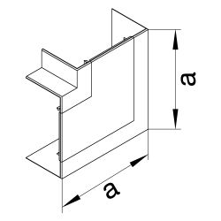 hager Flachwinkel schnittkaschierend zu BR/H/N/A/S 68x130mm OT 80mm hfr in lichtgr... HAGER-BR651305H7035 4012740908306 (Abb. 1)