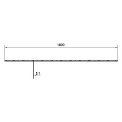 hager Tragschienen Stahlblech, univers N, 1800mm, für Schränke ab 160mm Tiefe, 2 Stück... HAGER-UN12A 3250616240100 (Abb. 1)