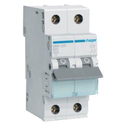 hager Leitungsschutzschalter 2 polig 6kA B-Charakteristik 25A 2 Module... HAGER-MBN225 3250614310270 (Abb. 1)