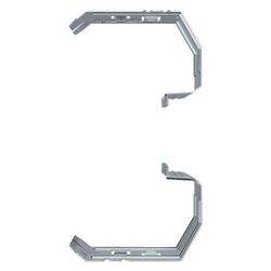 hager Kupplung Paar elektrisch/mechanisch Stahlblech zu BRS 68x170 mm Oberteil 80 mm... HAGER-BRS651709 4012740217668 (Abb. 1)